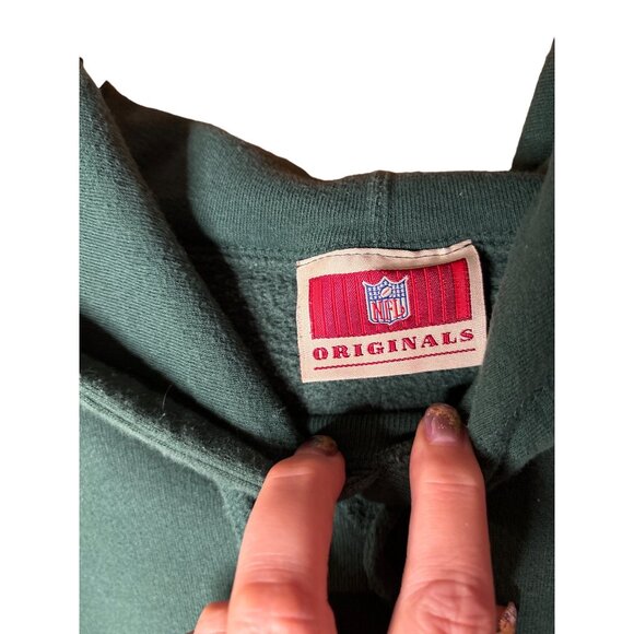 Vintage Packers NFL Originals Sweatshirt Hooded 2XL Green - Picture 3 of 8